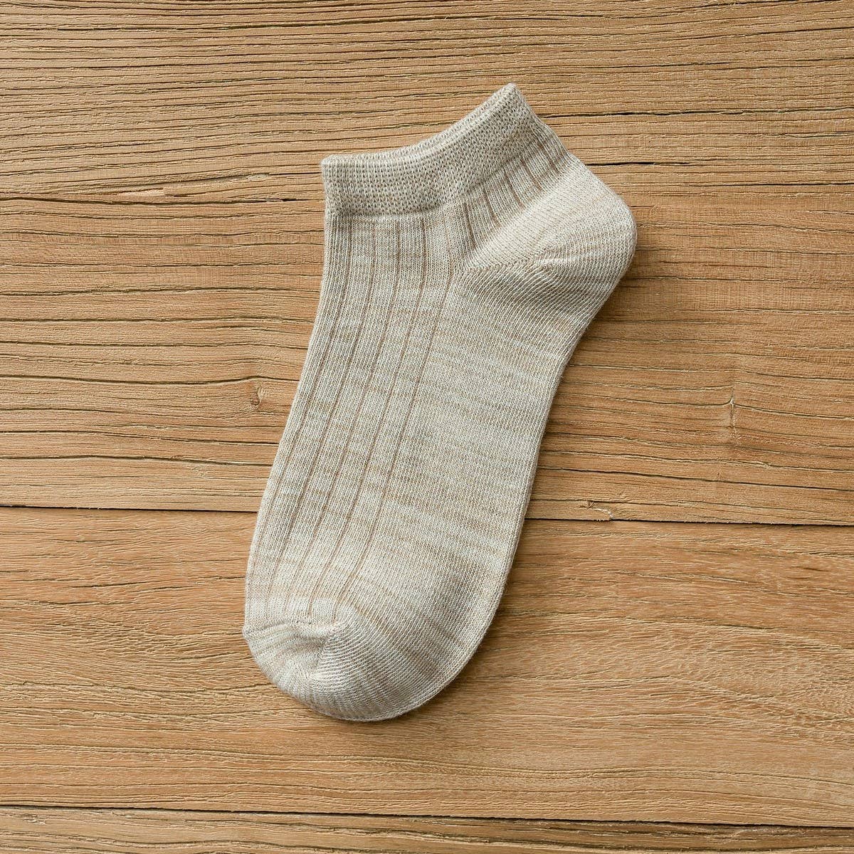 CASUAL SOLID COLOR COTTON PUMPS SOCKS_CWMS2007