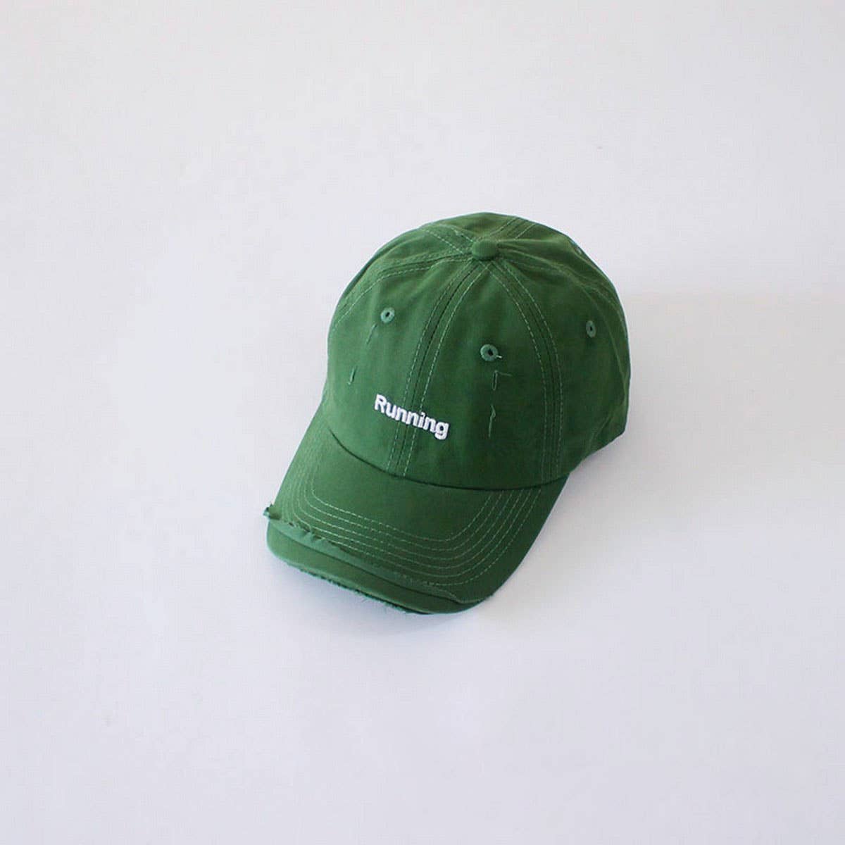 INS Kids Distressed Baseball Cap Letter Embroidery CWAH2889