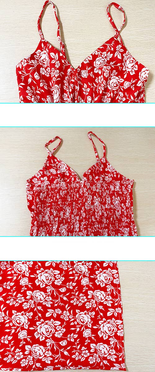 PRINT SEXY HALTER DRESS