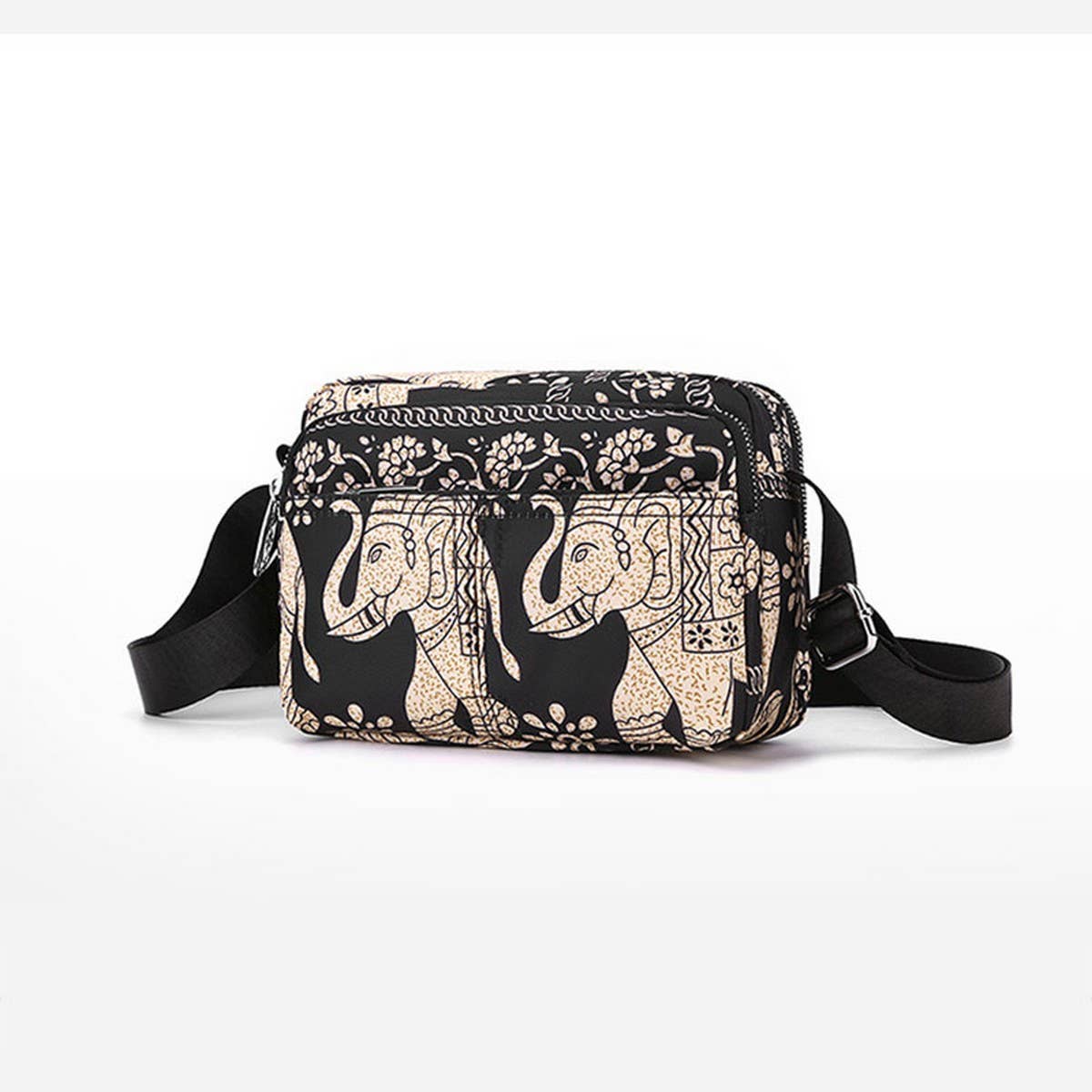 NYLON LARGE CAPACITY SHOULDER MESSENGER BAG_CWAB3487