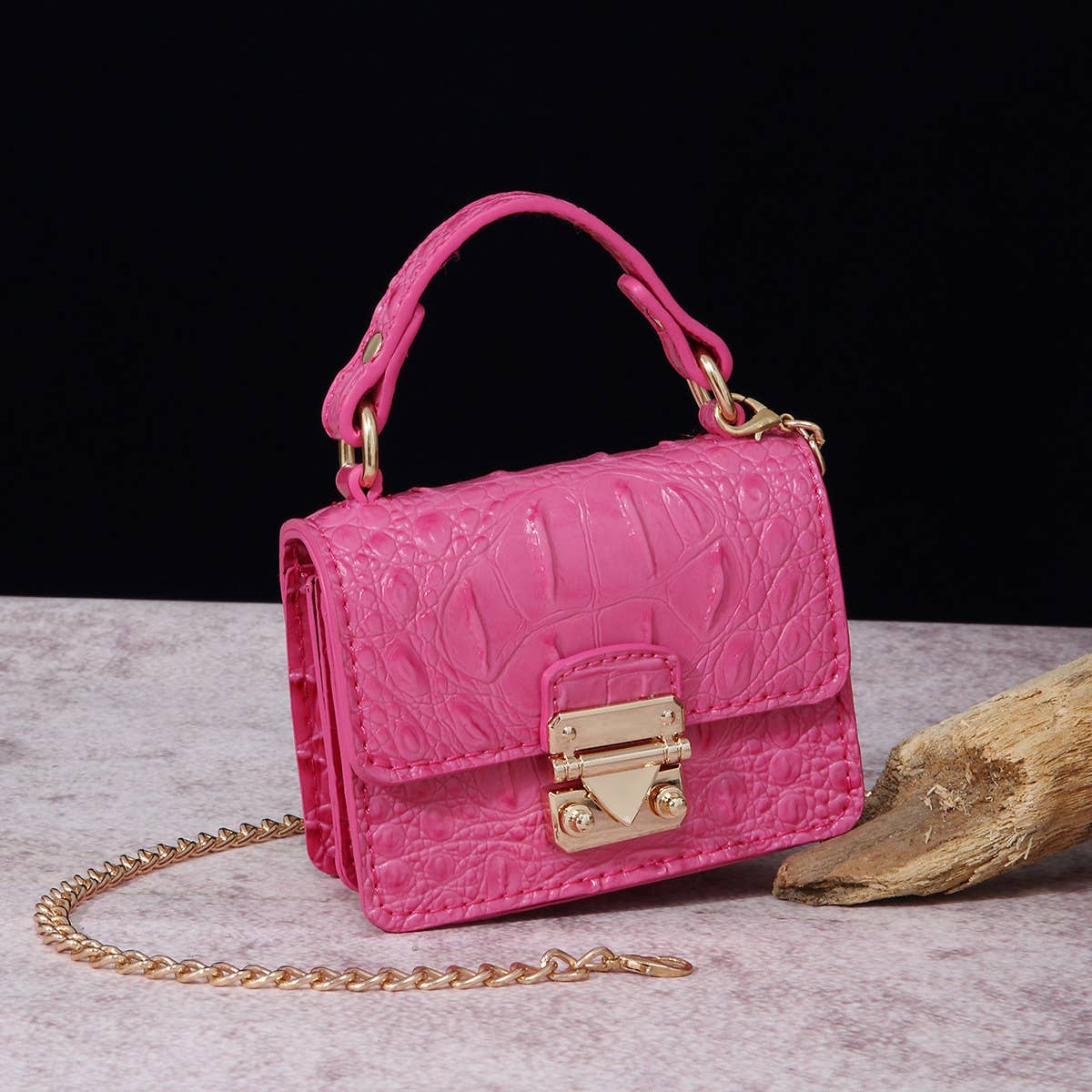 FASHION MULTICOLOR CROCODILE CROSSBODY BAG_CWAB2597