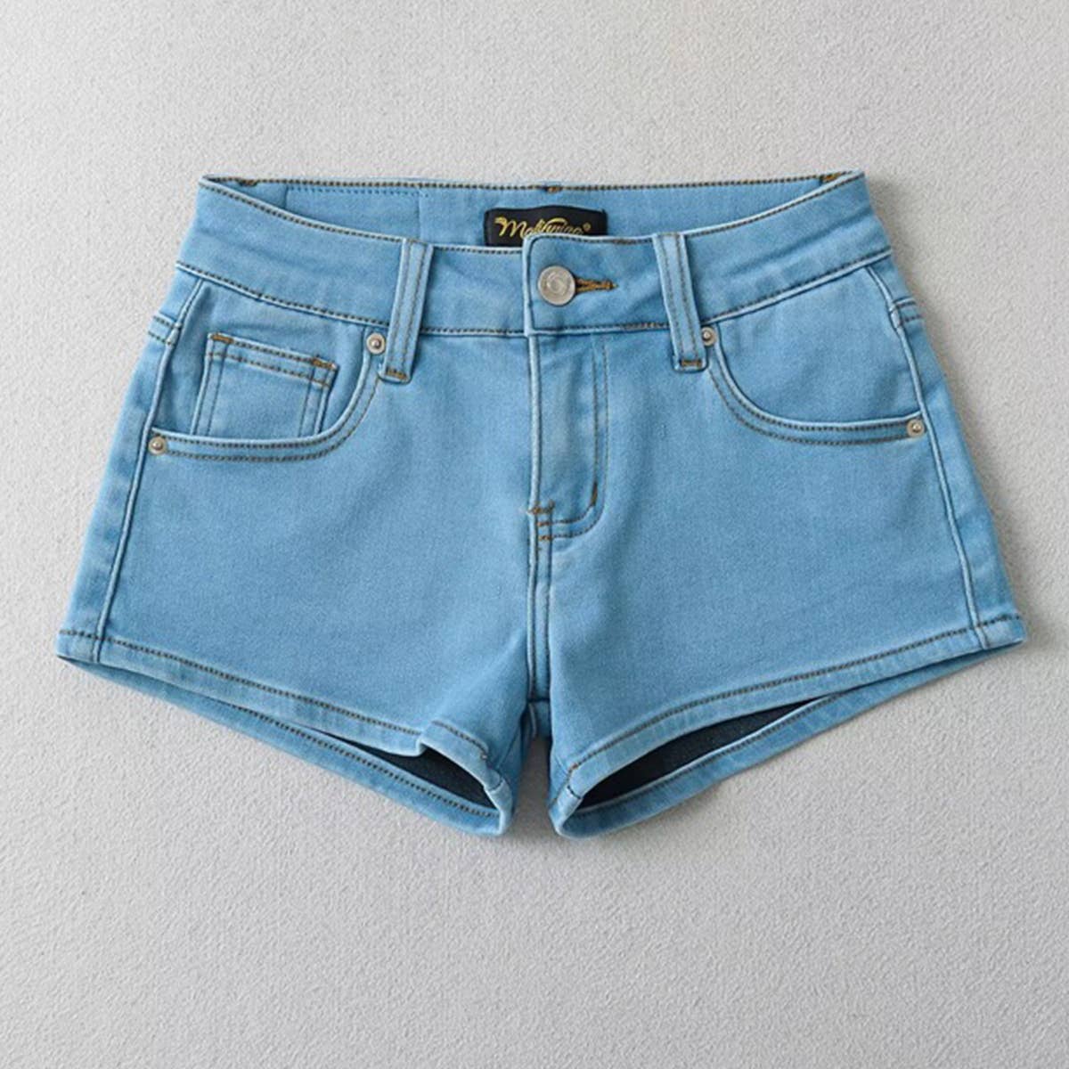 Stretch tight wrap hip straight pencil hot pants