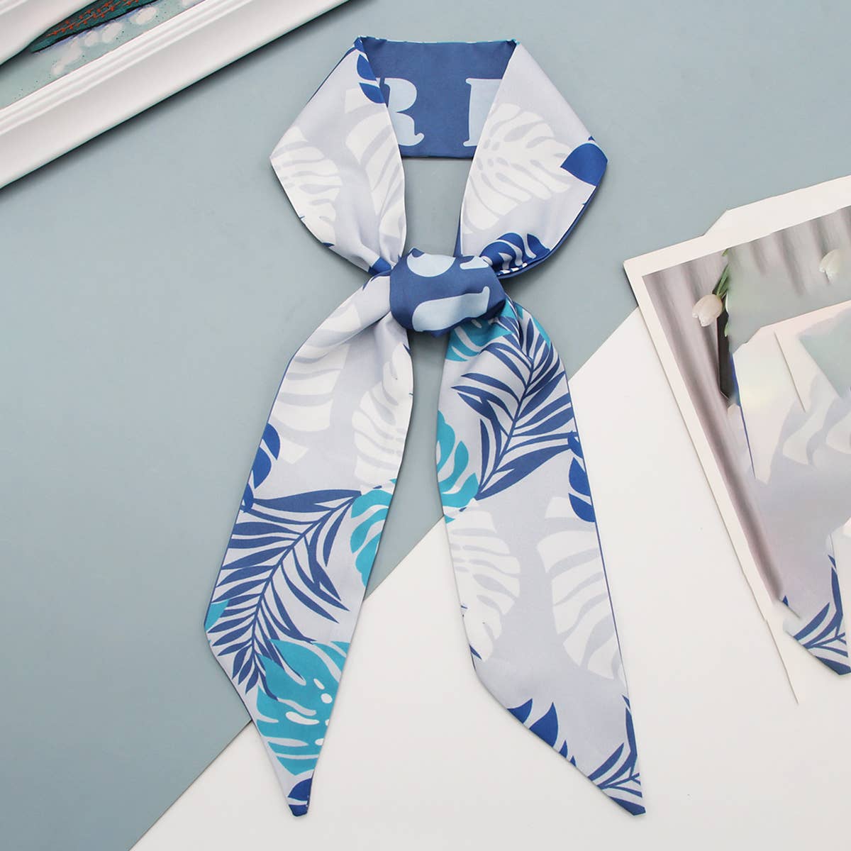 Long Boho Scarf - Hair Ribbon & Purse Strap