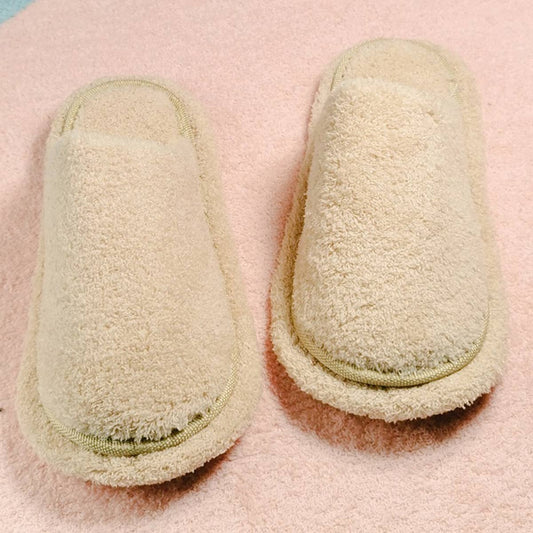 WARM MICROFIBER SLIPPERS FLOOR CLEANING MOP SHOE
