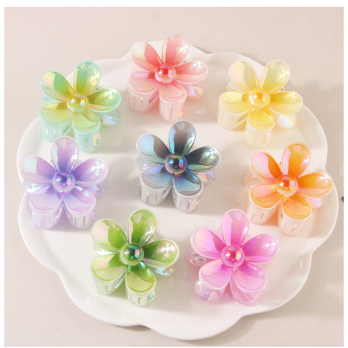 CWAHA1385_SWEET COLORFUL FLOWER HAIR CLAW CLIP