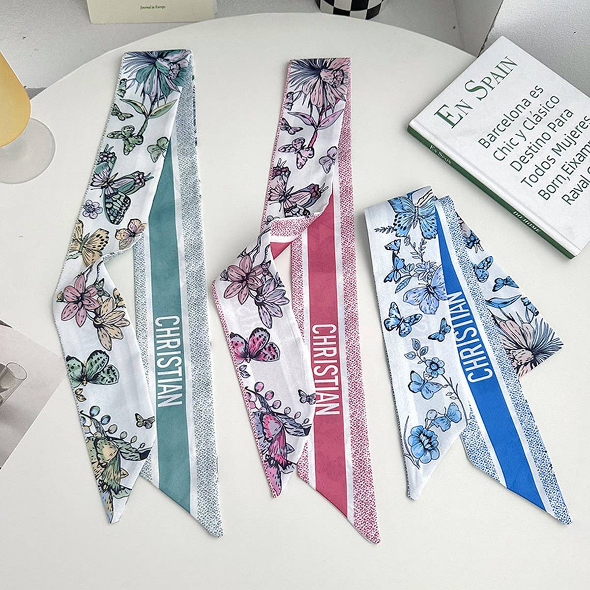 NEW HIGH-END FLORAL BUTTERFLY FASHION HEADBAND