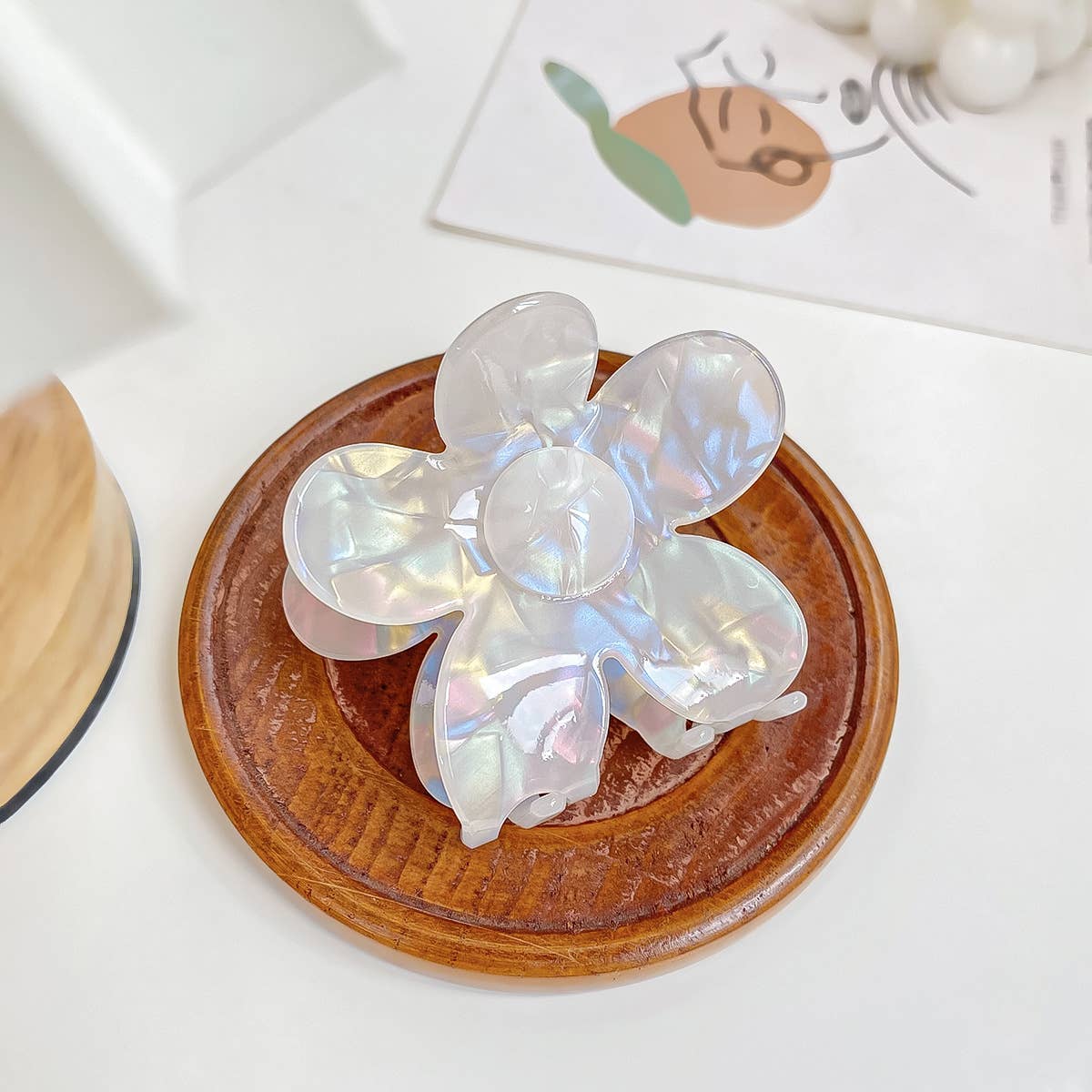 Iridescent Mermaid imitation acetic acid clip