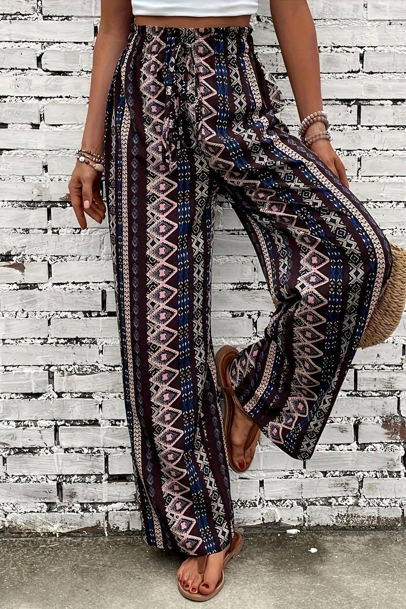 CWBLP2074_BOHO PRINT WIDE LEG VACATION LOUNGE PANTS