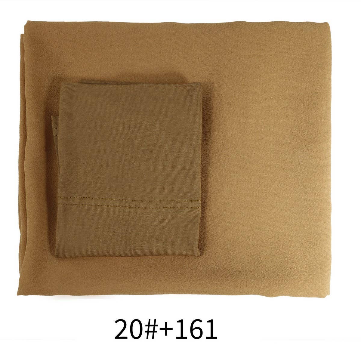 TWO-PIECE CHIFFON SHAWL AND HEADSCARF