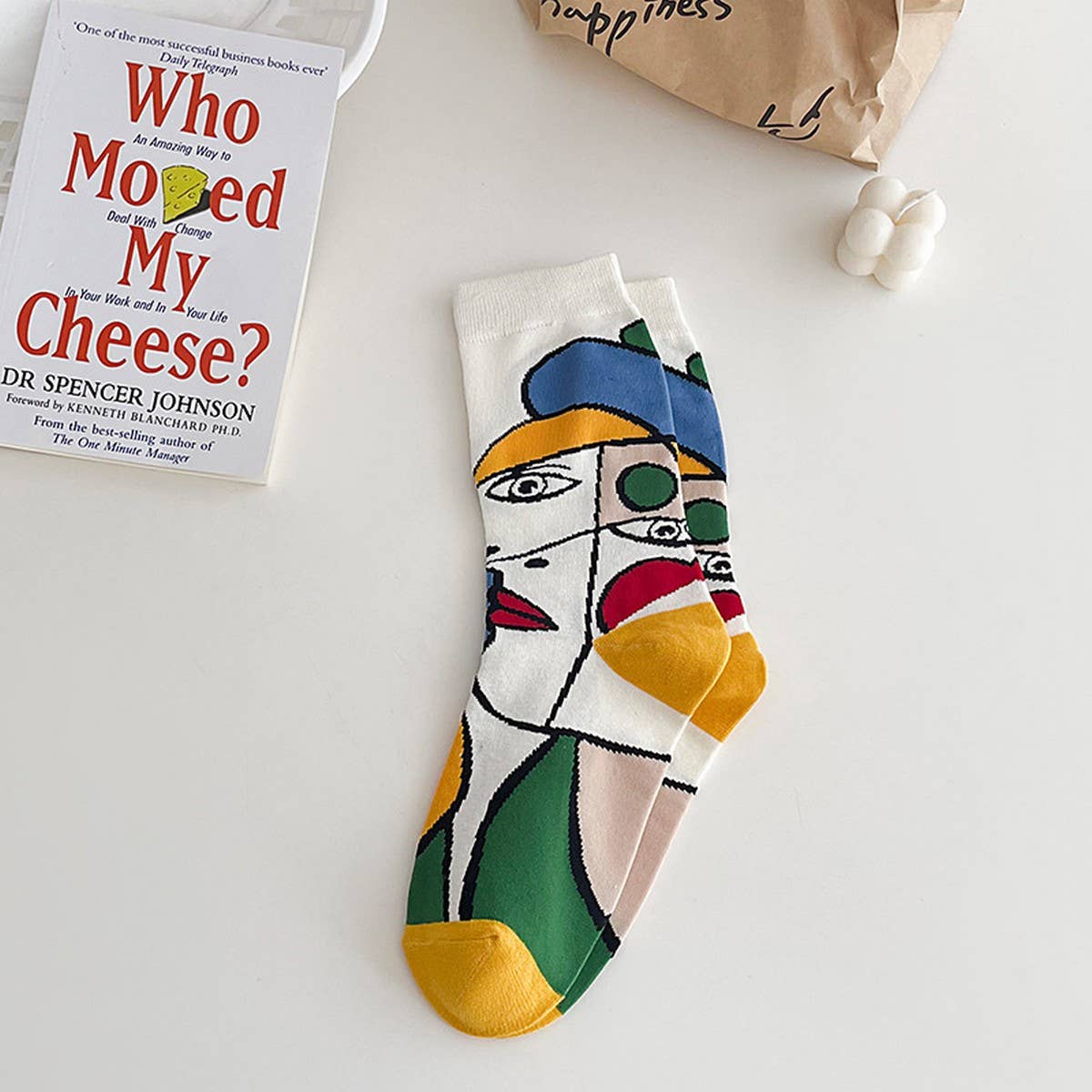 CWMS02728_WOMEN CREW SOCKS BREATHABLE SWEAT ABSORB