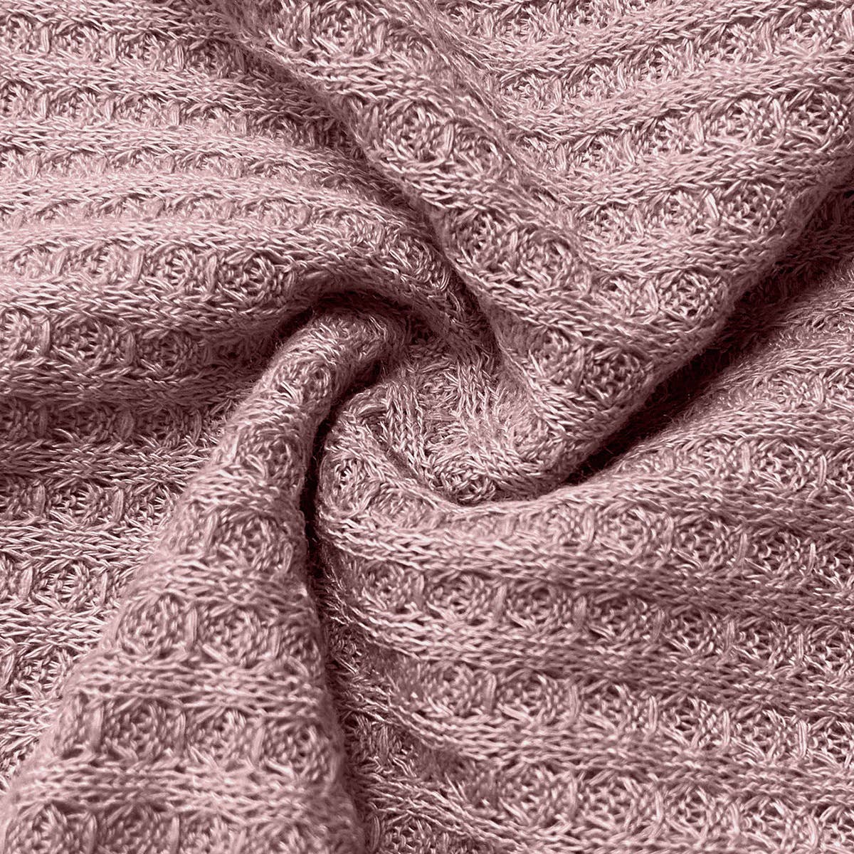 V-NECK KNOTTED JACQUARD PATCHWORK SLEEVE SWEATER