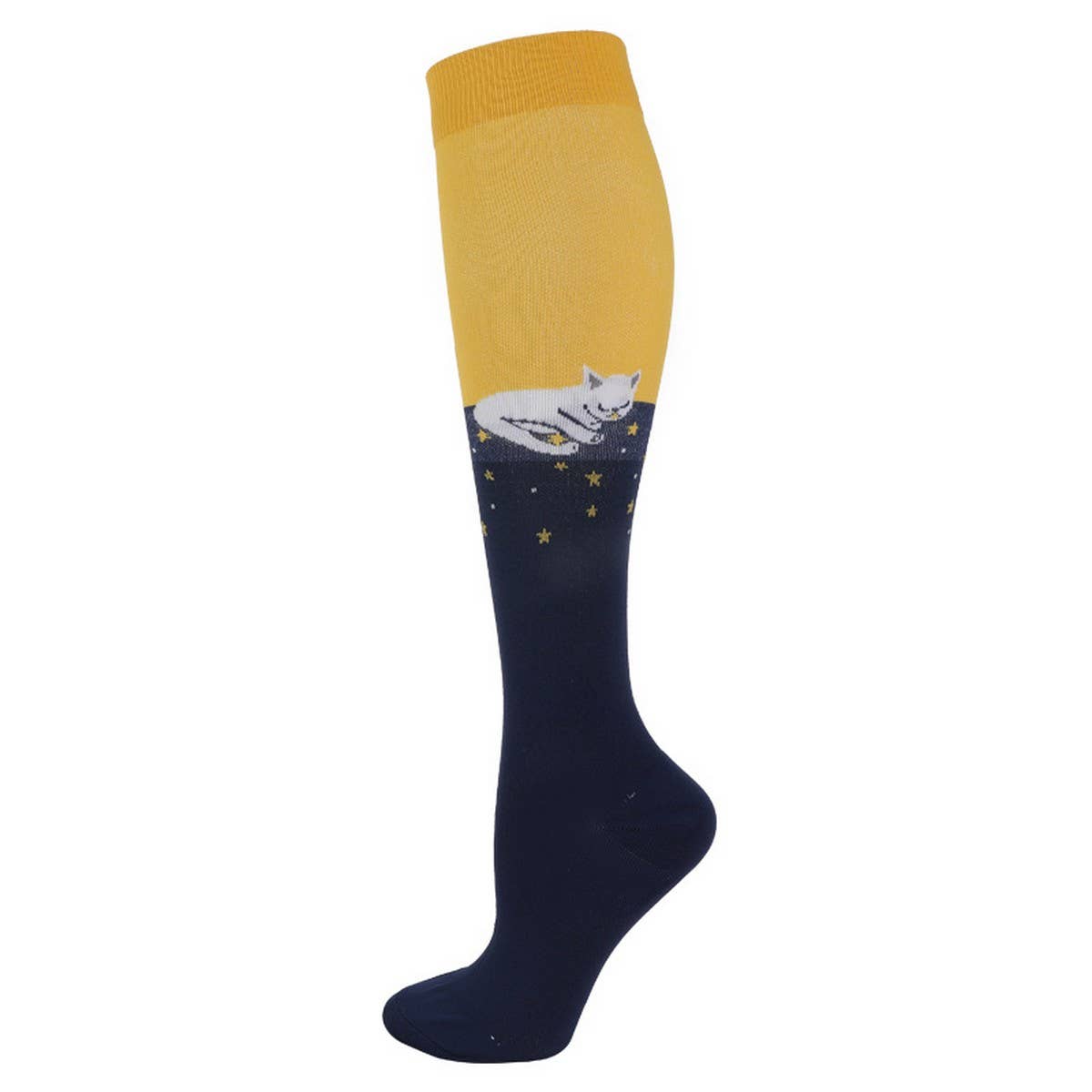 WOMEN'S CYCLING SPORTS LONG COMPRESSION SOCKS