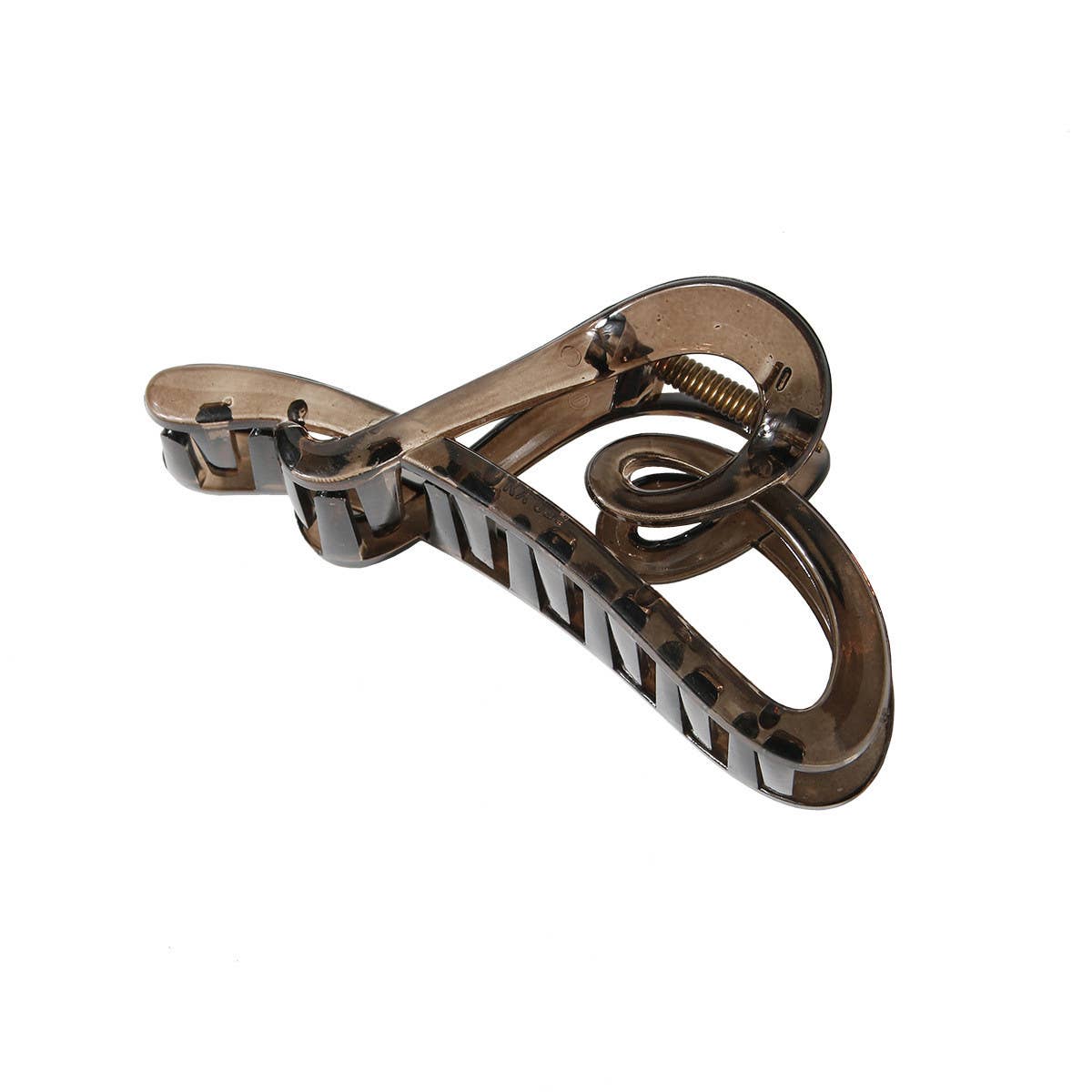 Matte Love Hair Clip with Letter, Stylish Claw_CWAHA1037