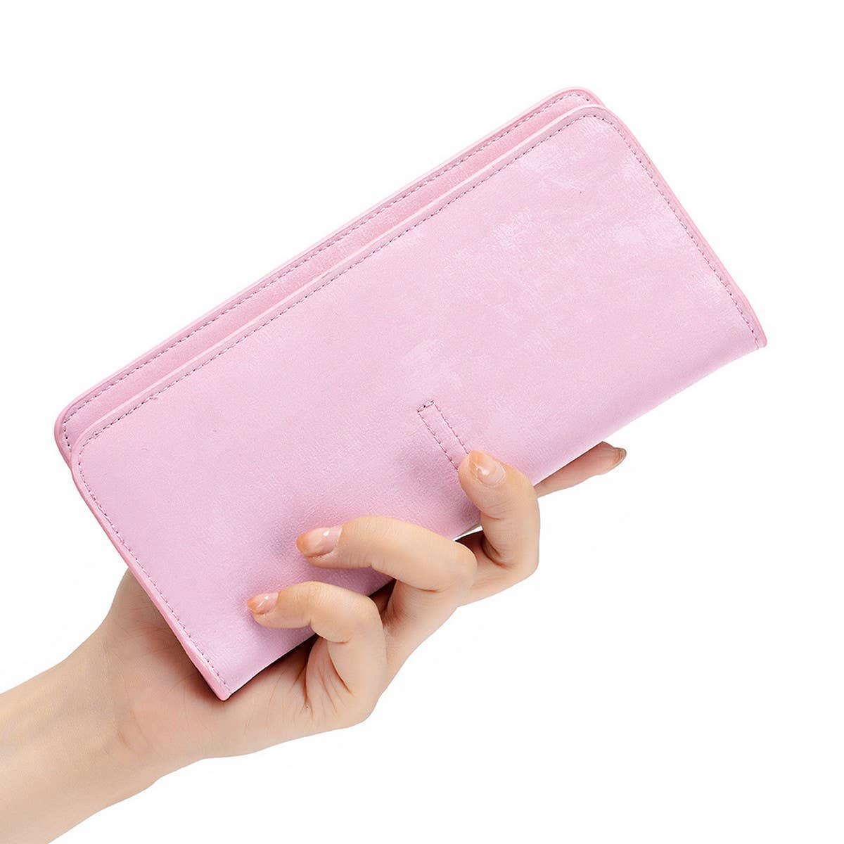 ULTRA-THIN SOFT LEATHER LONG BUCKLE LEATHER WALLET_CWAB3791