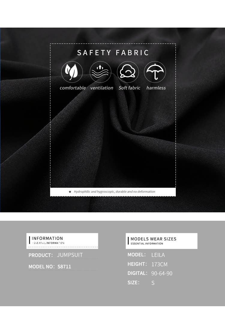 V-neck sleeveless halter romper_CWSJS0623