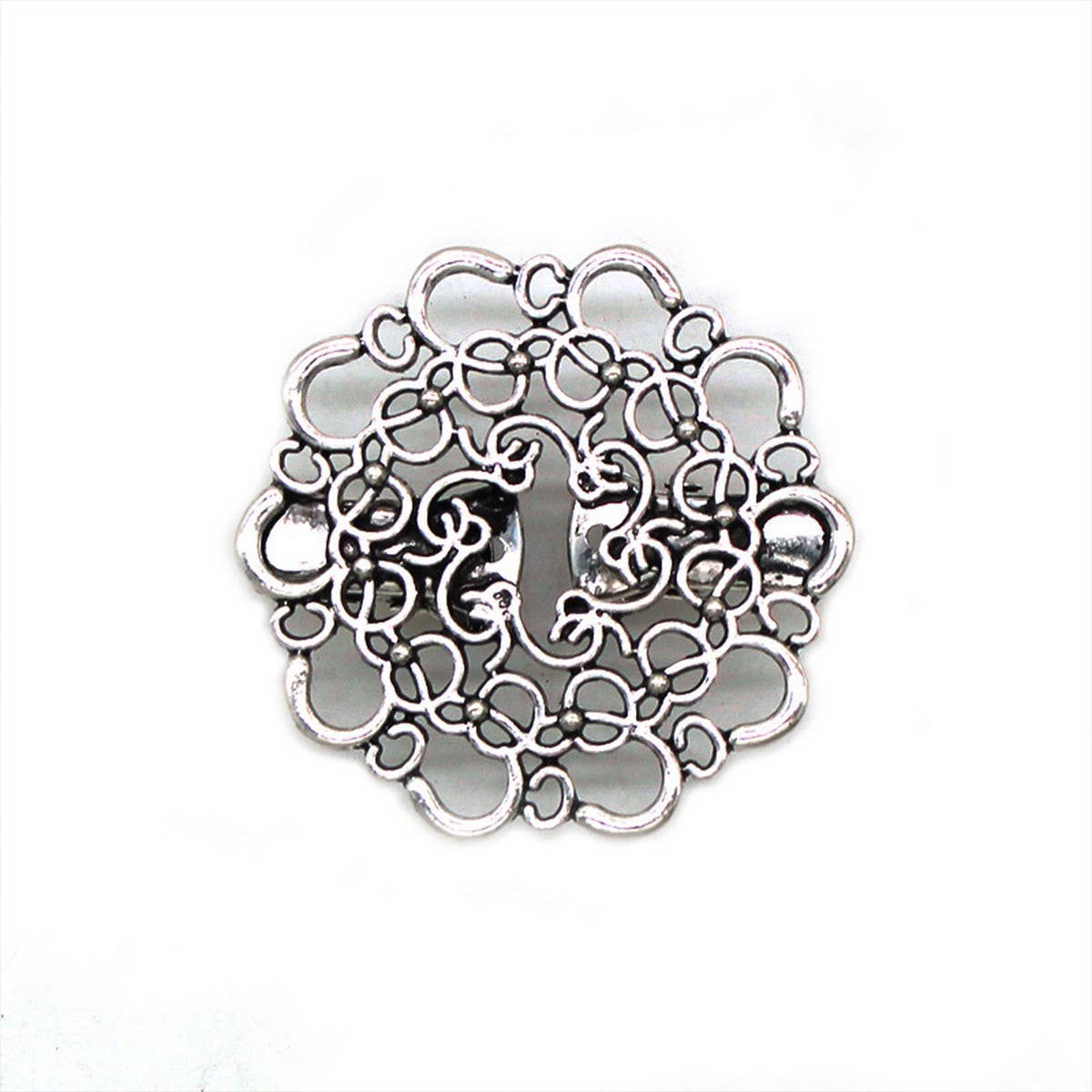 NEW COLLAR CLIP RETRO FLOWER CARDIGAN SHAWL CLIP