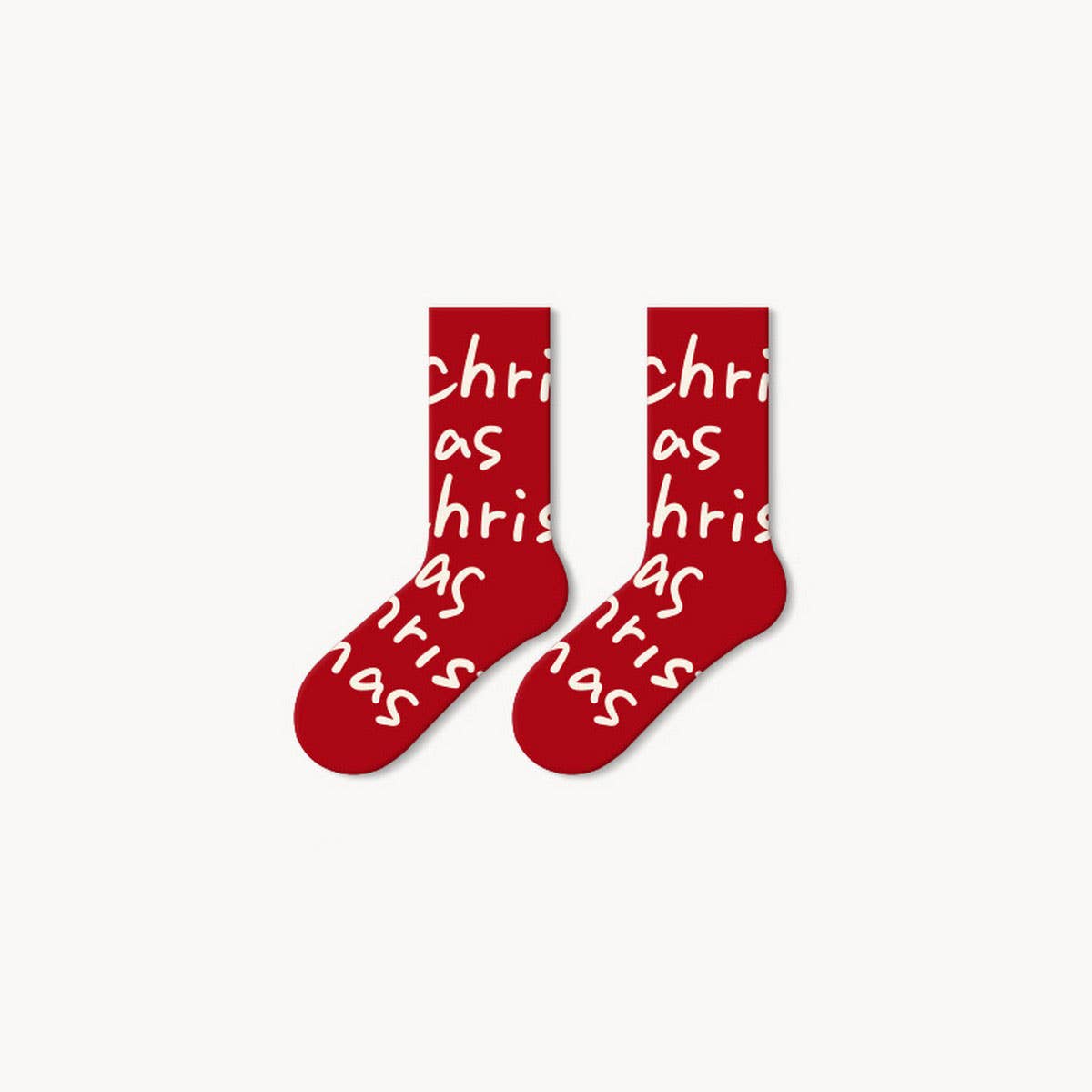 CWMS1889_CUTE CARTOON COUPLE CHRISTMAS SOCKS