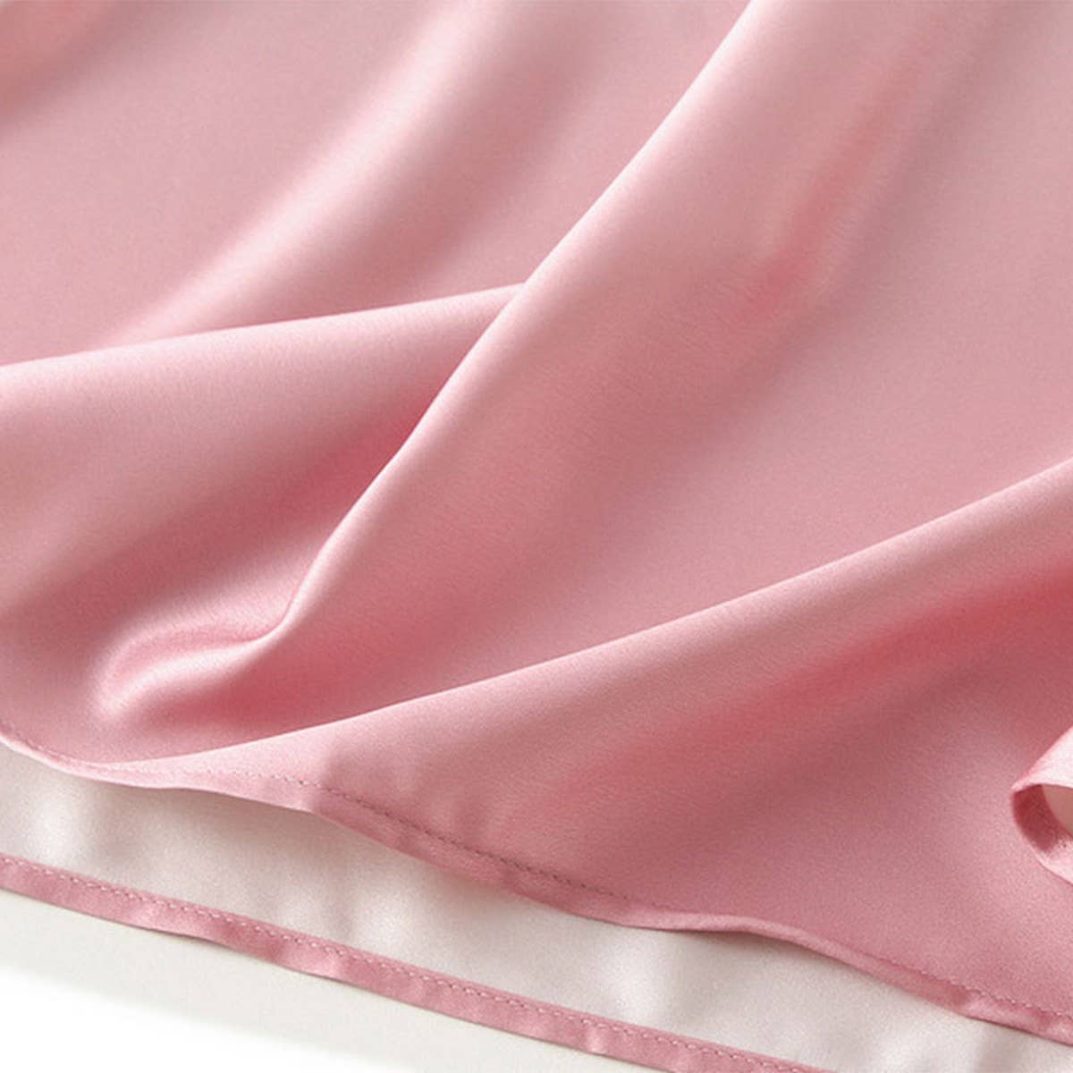 Satin High-Waist Fishtail Bodycon Midi Skirt