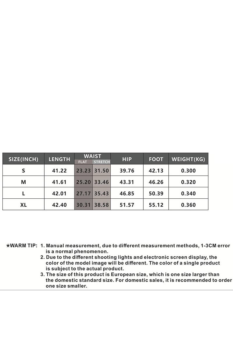 CWBLP2065_TEMPERAMENT ELASTIC WAIST PLEATED WIDE-LEG PANTS