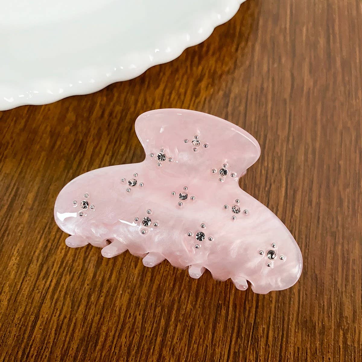 Rhinestone Acrylic Hair Claw ? 6.5cm Chic Clip_CWAHA1485