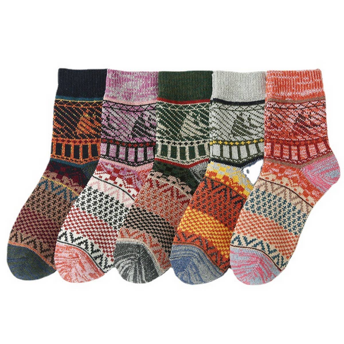 5 PAIRS OF COLD WEATHER SOCKS PER PACK_CWMS0693