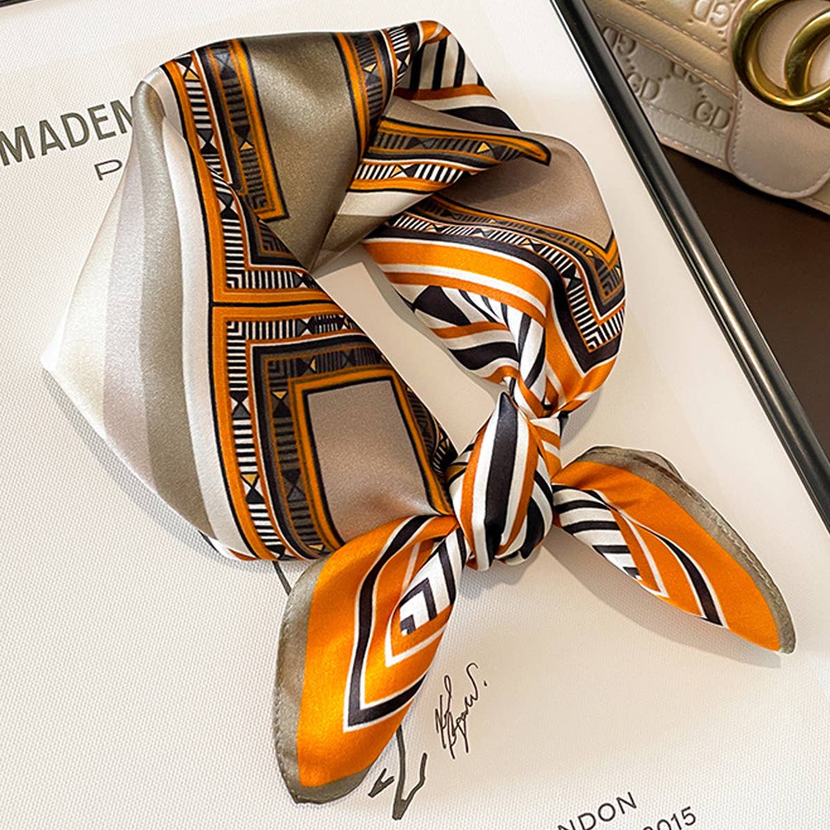 Plaid Boho Scarf--Versatile Women??¢s Neck Accessory_CWASC0630