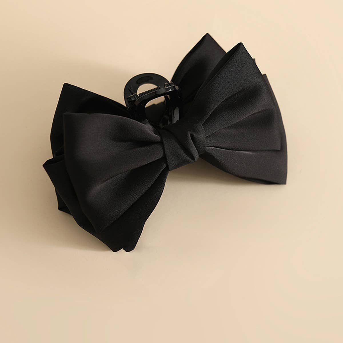 DOUBLE-SIDED BOW LARGE HIGH-END SHARK HAIRPIN