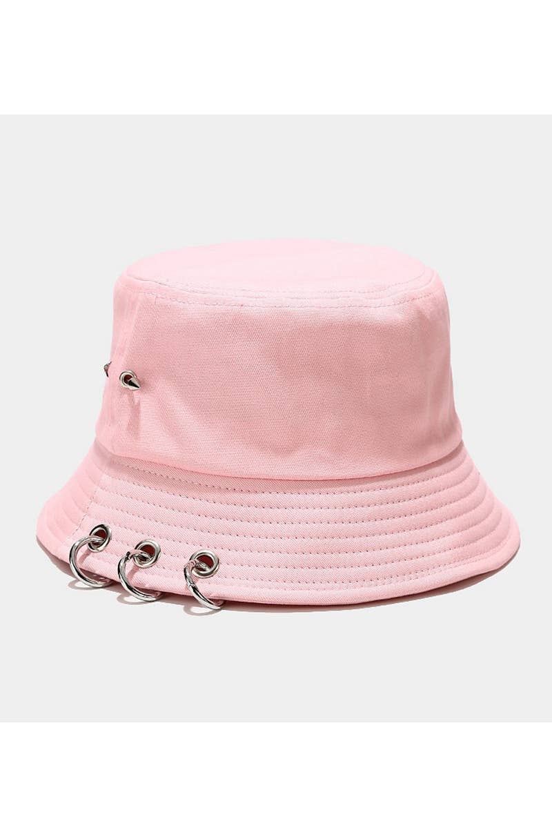 CLIP DETAILED CASUAL BUCKET HAT_CWAH0411