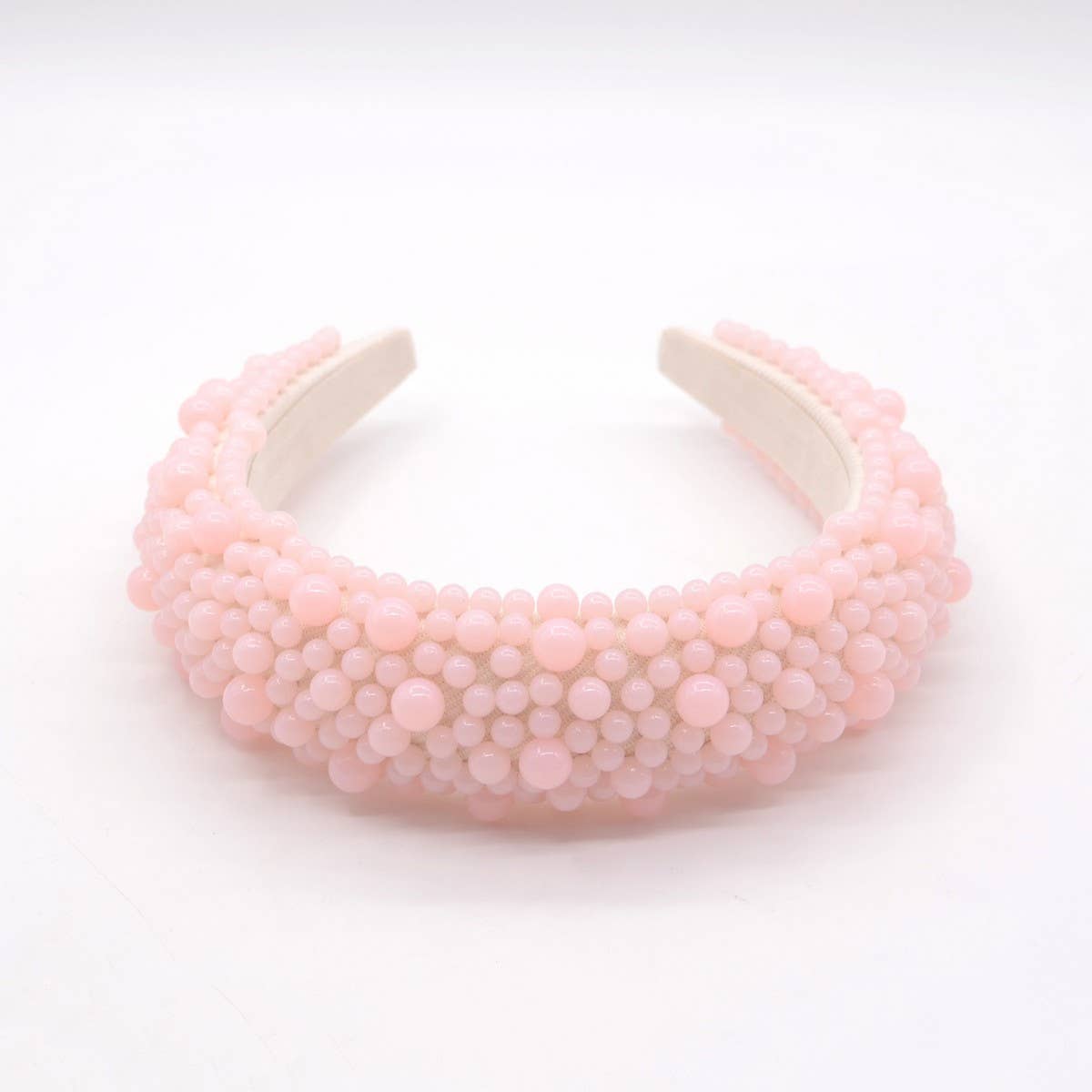WOMAN FASHION HANDMADE PEARL HAIR HOOP_CWAHA0354