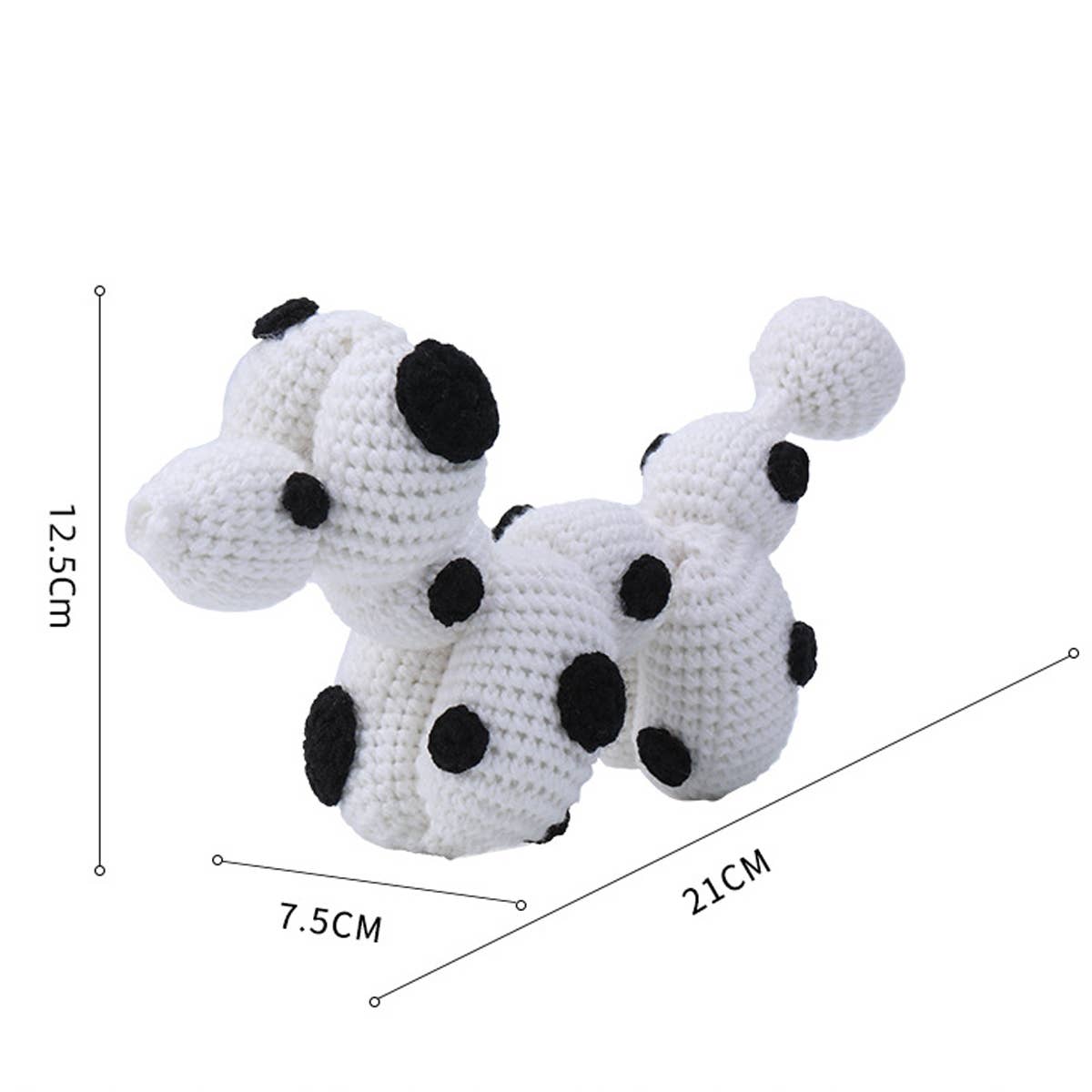 WHITE BALLOON DOG DOLL CROCHET MATERIAL PACK