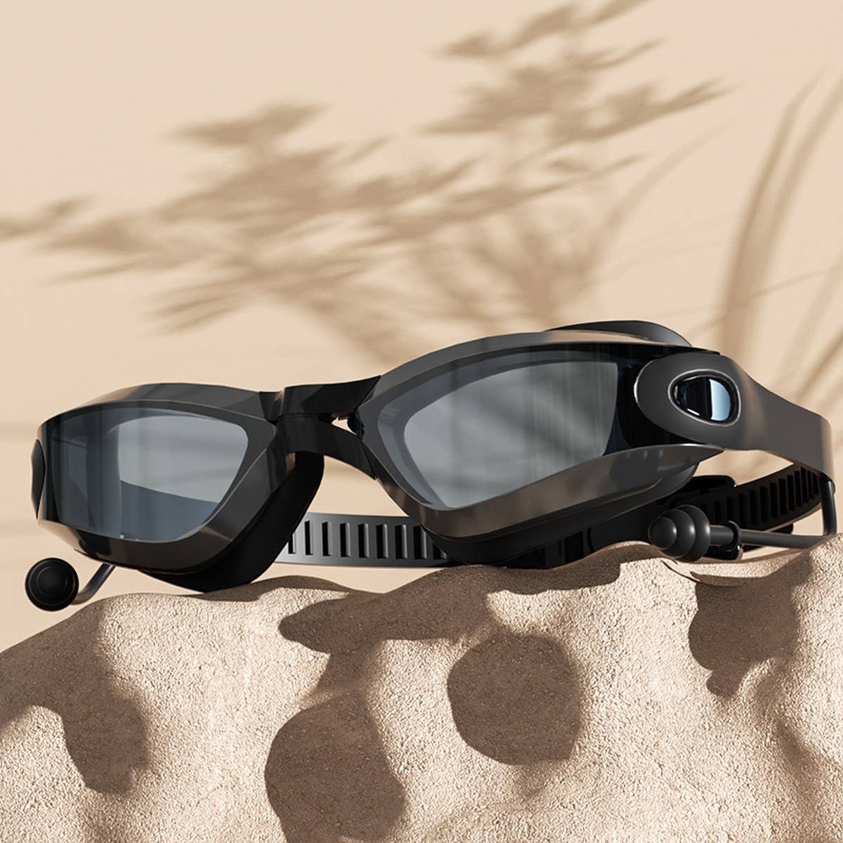 HD Anti-Fog Swim Goggles for Adults ? Large Frame