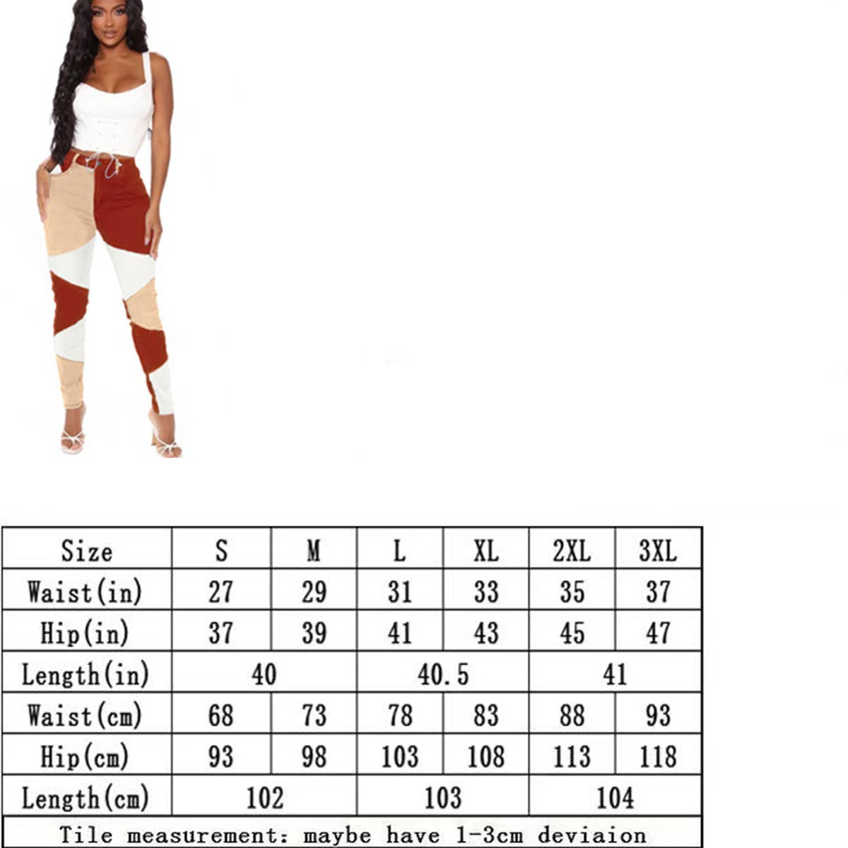 SPLICING STRAIGHT AND SLIM FITTING WIDE LEGS JEANS_CWJP0177