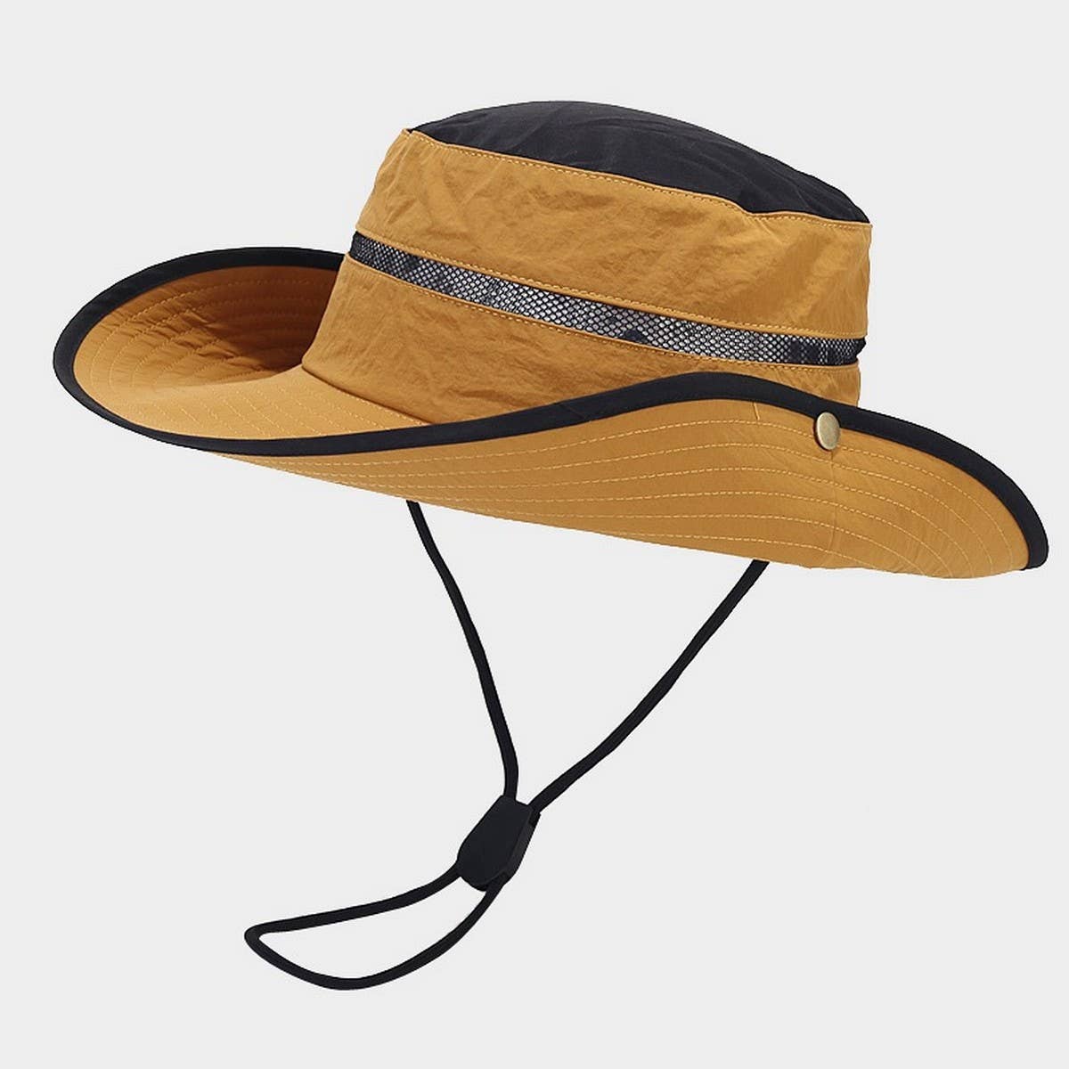 Quick-Dry Wide Brim Sun Hat for Hiking & Fishing_CWAH3837