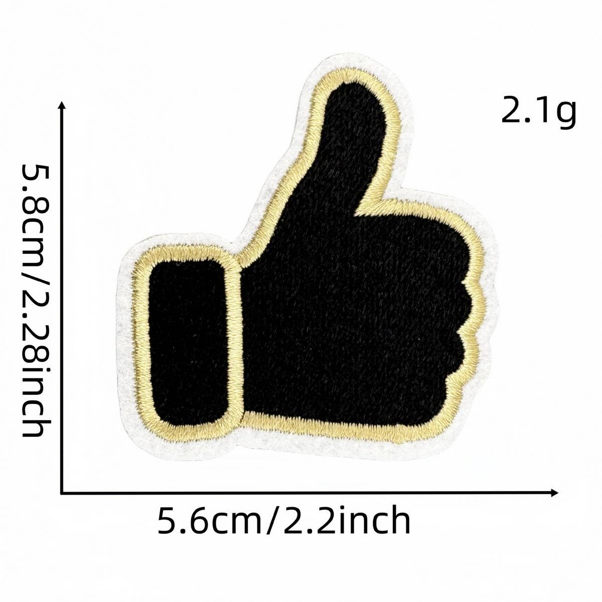 BLACK AND GOLD GRADUATION SEASON EMBROIDERED PATCH_CWMM4057