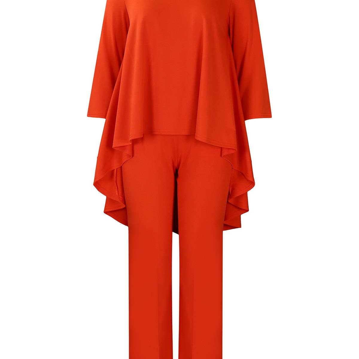 OVERSIZED TOP AND WIDE-LEG PANTS TWO-PIECE SET_CWSTB1141