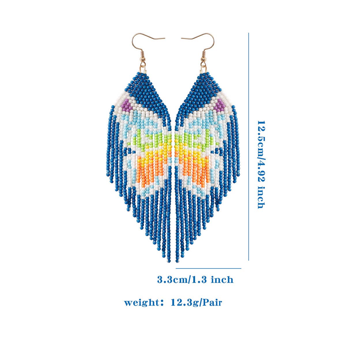 TRENDY EXQUISITE WATERFALL TASSEL BUTTERFLY EARRINGS_CWAJE16