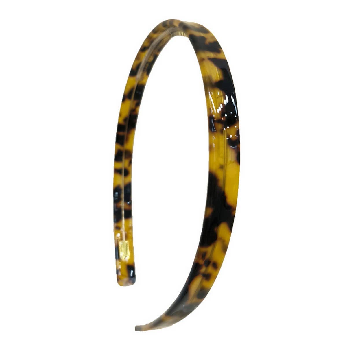 SIMPLE 1CM NARROW ACETATE HAIRBAND HAIRPIN