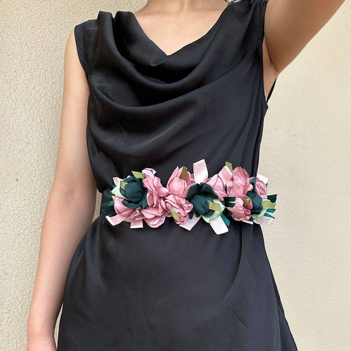 New Women??¢s Elastic Waist Belt for Dresses_CWMM6418