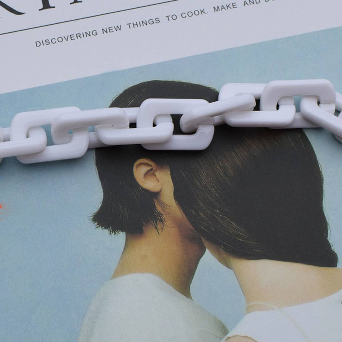 Acrylic Square Multi-Color Bag Chain,Bag Strap_CWMM5093