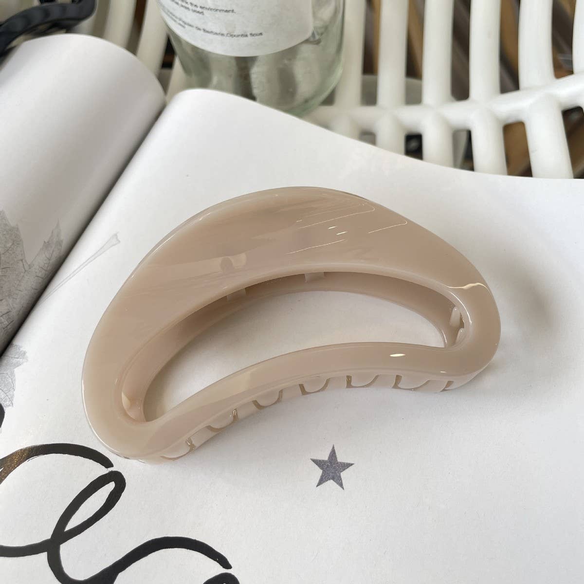 Thick Hair Claw - Elegant INS Style Shark Clip