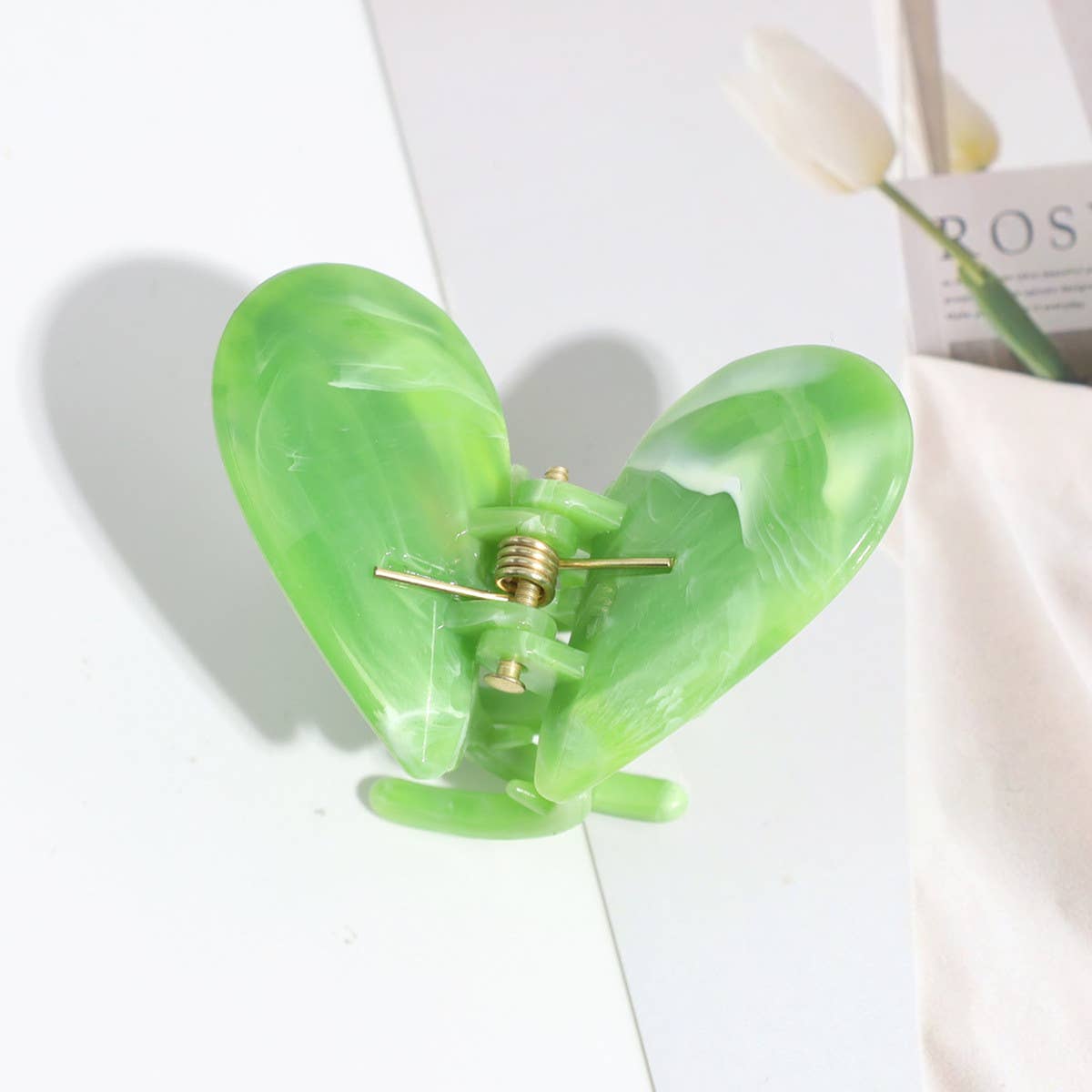 ALL-MATCH GRADIENT HEART HAIRPIN_CWAHA2251