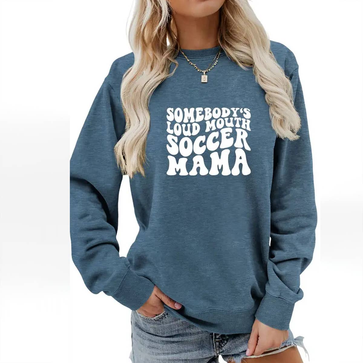 WOMEN PRINTED HOODIE LOOSE CASUAL SHIRT_CWTTL1256