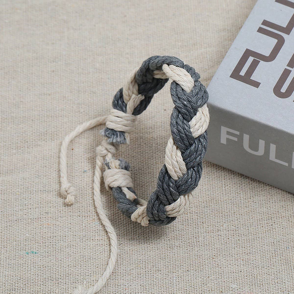 NEW SIMPLE COLORFUL HEMP ROPE COUPLE BRACELET
