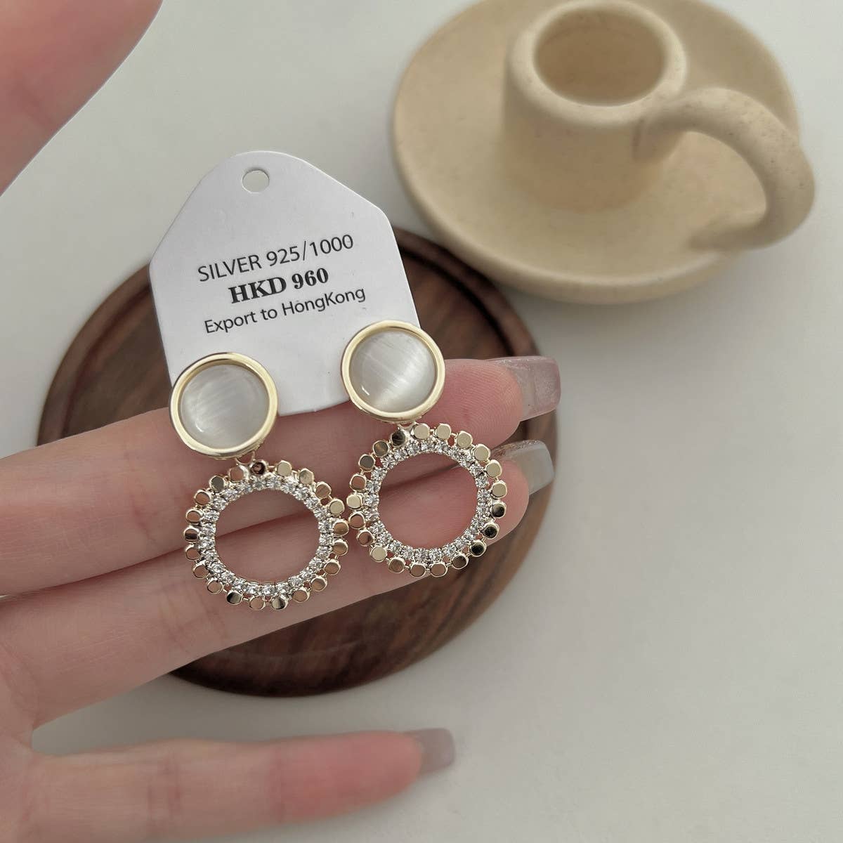 EXQUISITE ROUND EARRINGS_CWAJE1351