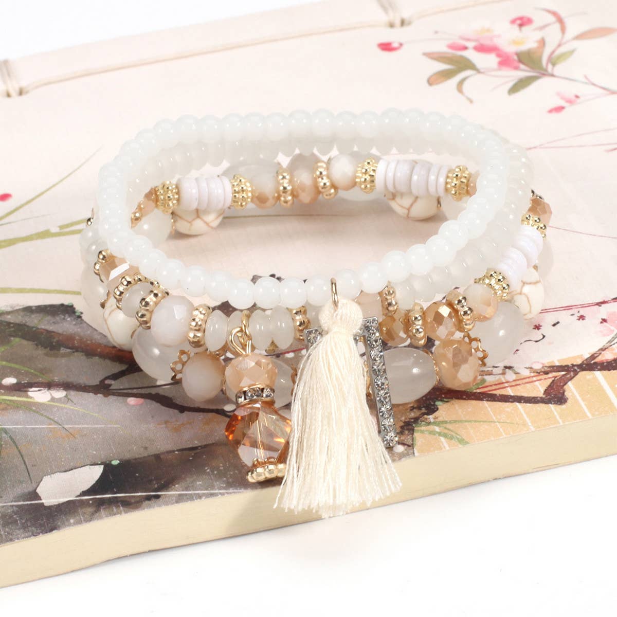 BOHEMIAN MULTI-LAYERED TASSEL CRYSTAL BRACELET_CWAJE2215