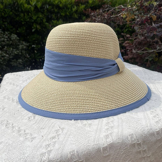 Summer sun protection oversized brim sun hat_CWAH3467