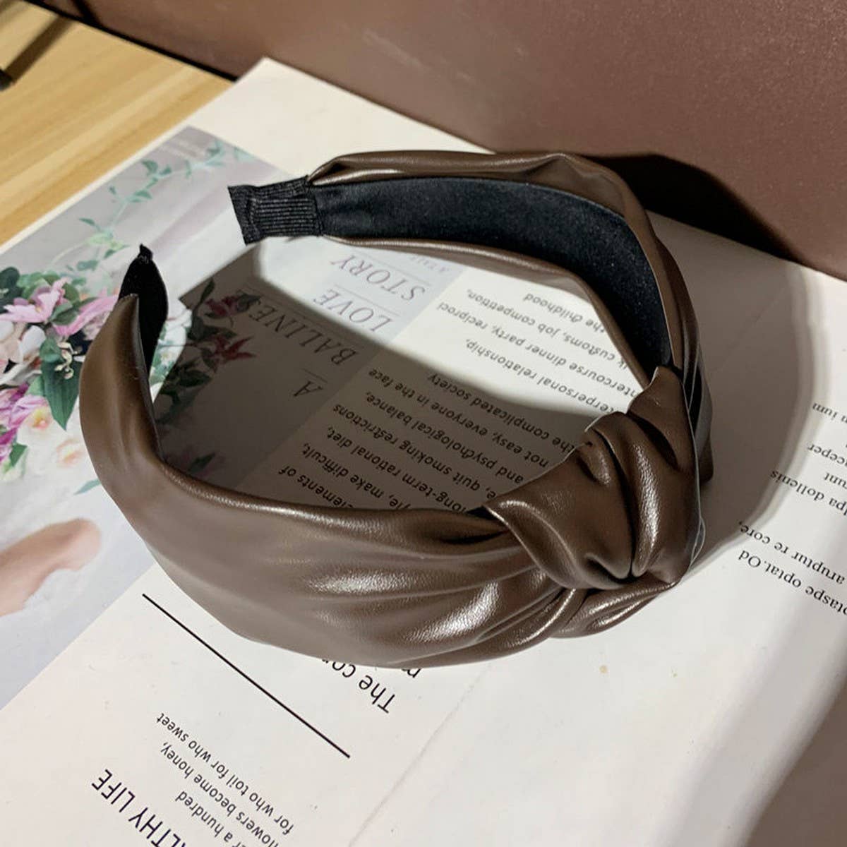 SIMPLE KNOTTED WIDE BRIM HEADBAND_CWAHA2553