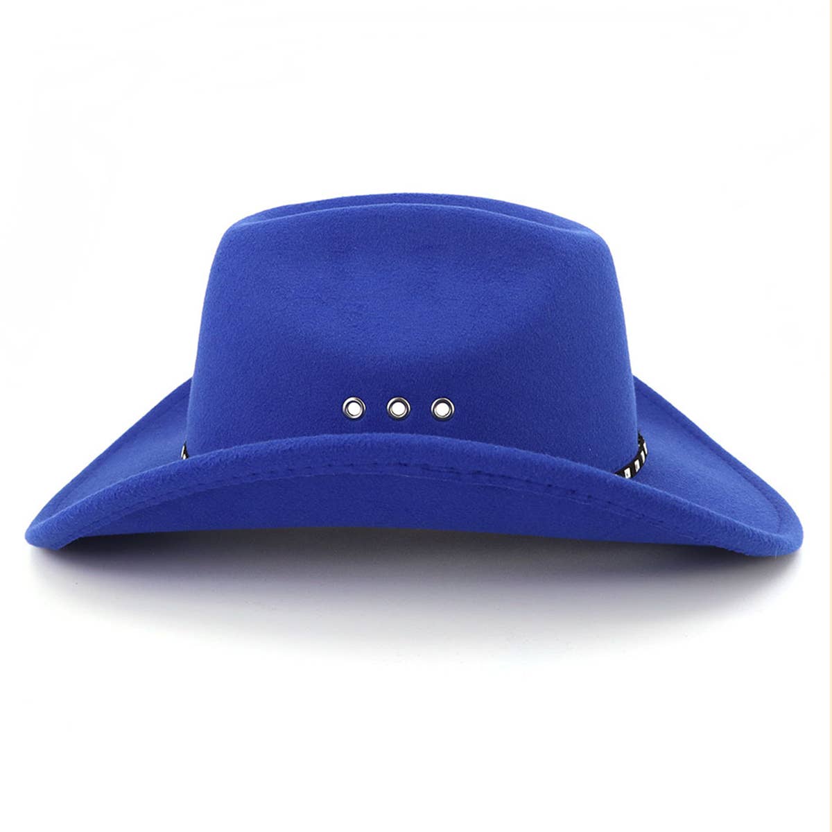 Western Cowboy Felt Hat Wide Brim Ethnic Jazz Hat_CWAH0679