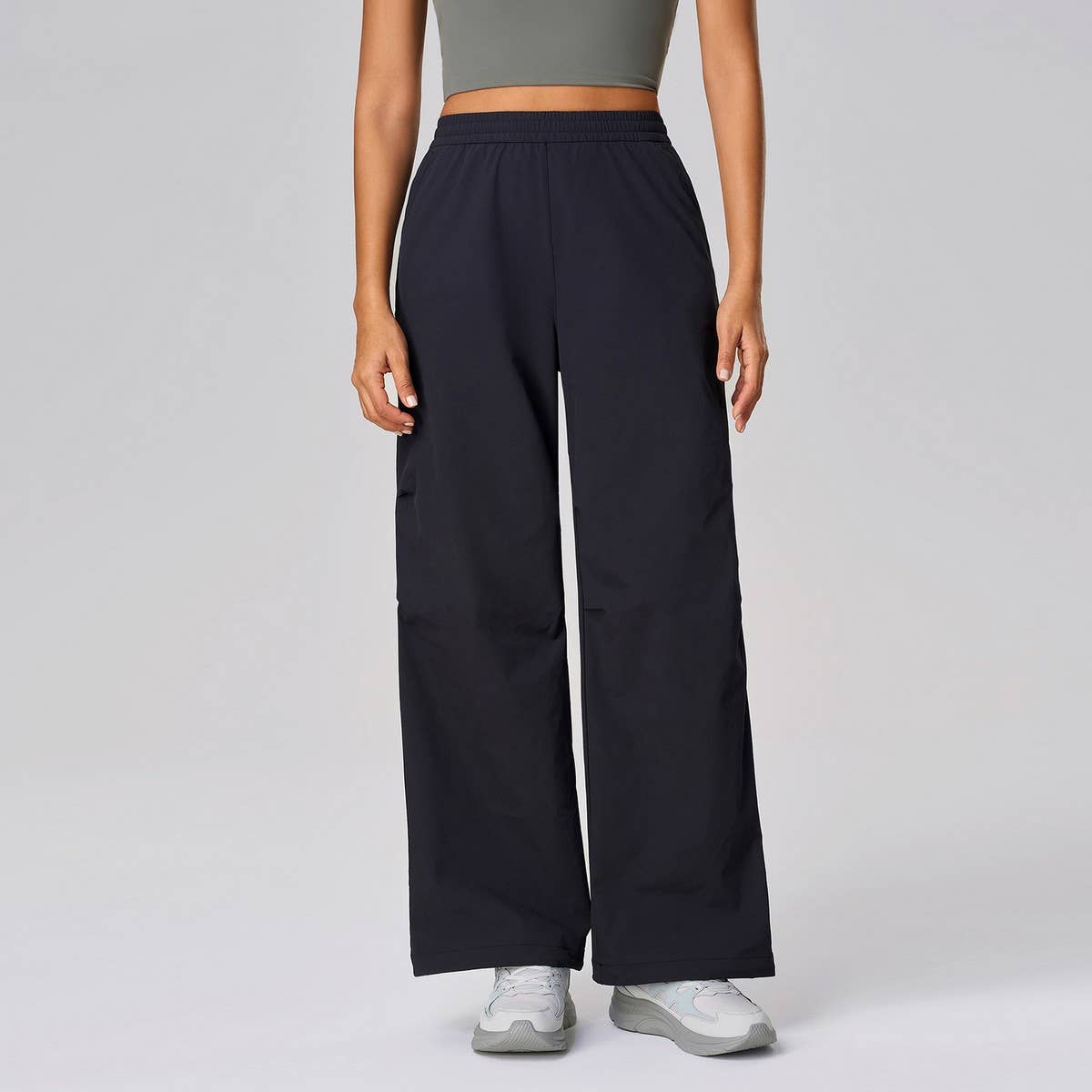 Women's Quick-Dry Wide-Leg Drawstring Pants