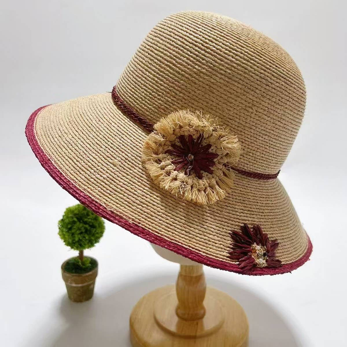 New summer classic sunflower sun hat_CWAH3578